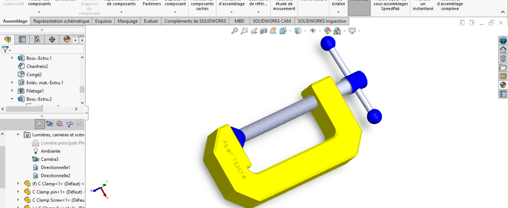 Design And Assembly of Clamp