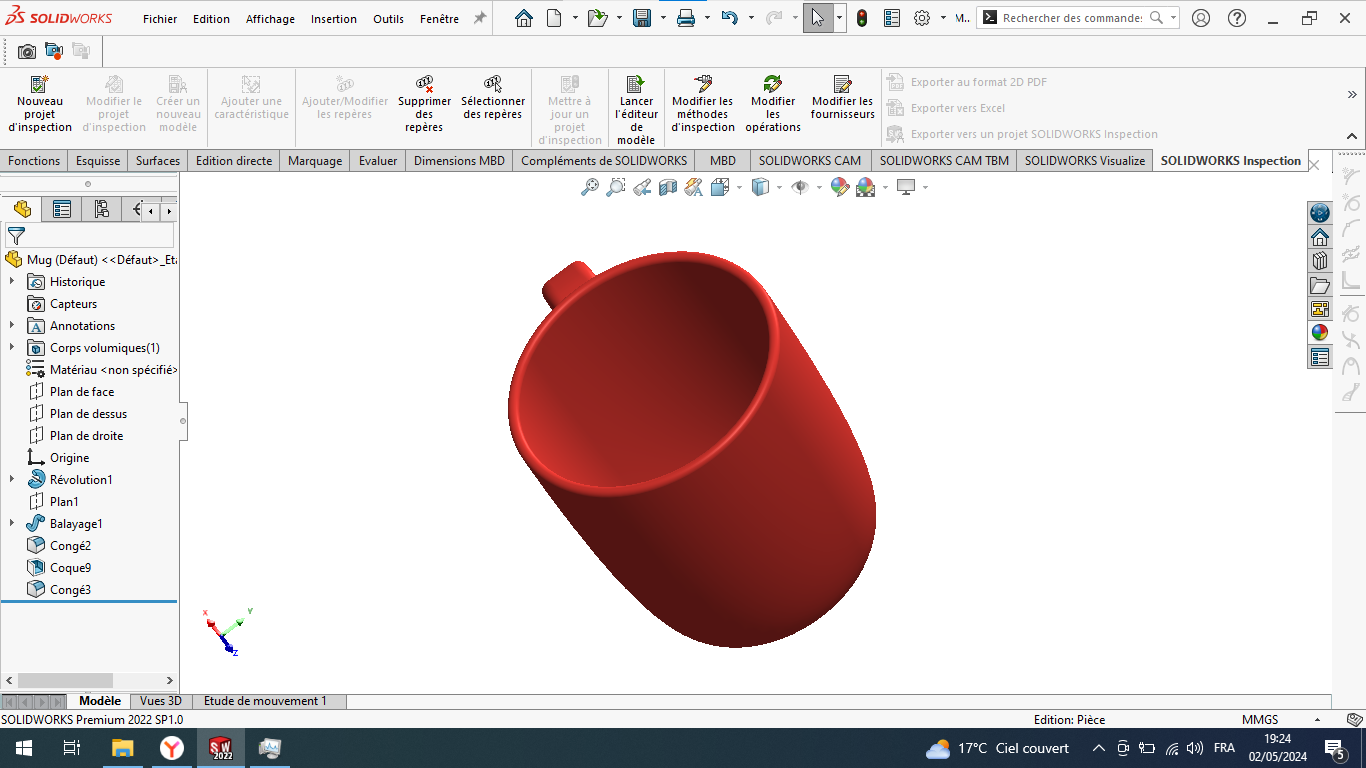 Mug | 3D CAD Model